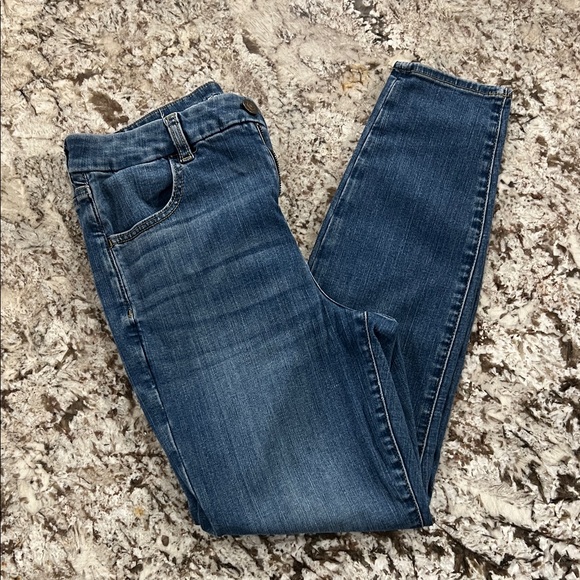 American Eagle Outfitters Curvy Dark Blue Skinny Jeans - Picture 1 of 6